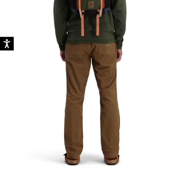 Topo Designs Dirt Pants medium khaki color - Picture 5 of 6